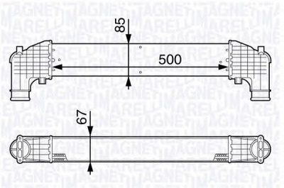 MAGNETI MARELLI 351319202440 -  Интеркулер